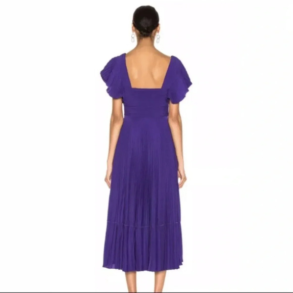 A.L.C. NWT Sorrento Accordion Pleated Midi Dress - Picture 5 of 10